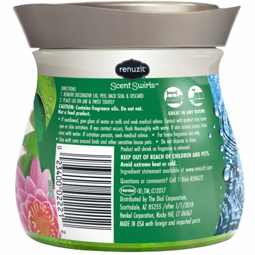 Renuzit Pearl Scents Scent Swirls Air Freshener Perspective: back
