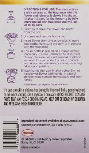 Renuzit Snuggle Frangrance Diffuser Flower Perspective: back