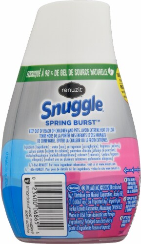 Renuzit Snuggle Super Fresh Spring Burst Gel Air Freshener Perspective: back