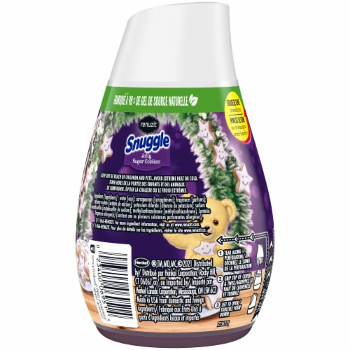 Renuzit Snuggle Jolly Sugar Cookie Adjustable Gel Air Freshener Perspective: back
