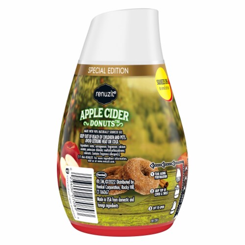 Renuzit® Adjustables Apple Cider Donuts Gel Air Freshener Perspective: back
