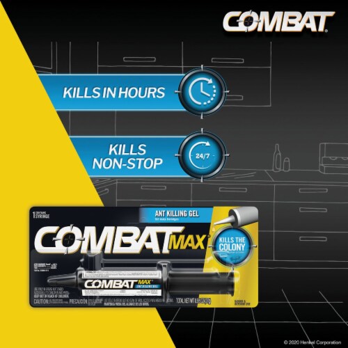 Combat® Max™ Ant Killing Gel Perspective: back