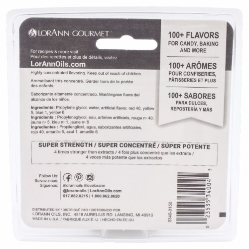 LorAnn Gourmet Super Strength Root Beer Flavor Oils Perspective: back