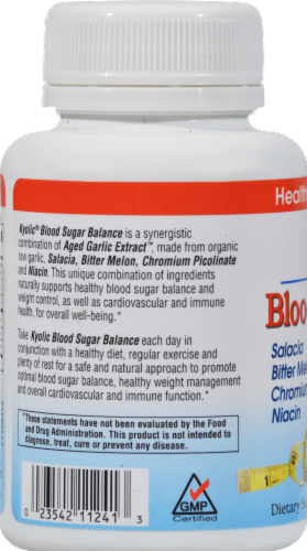 Kyolic Blood Sugar Balance Perspective: back