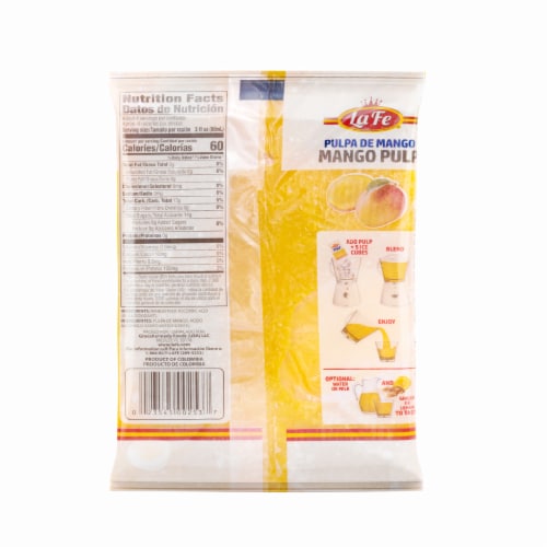 La Fe® Mango Pulp Frozen Perspective: back