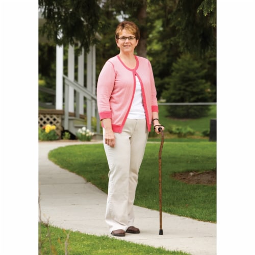 Designer Offset Cane - Red Perspective: back