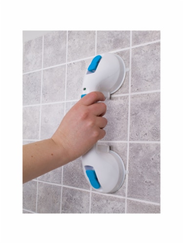 Carex® Ultra Grip™ White Bath Bar Handle Perspective: back