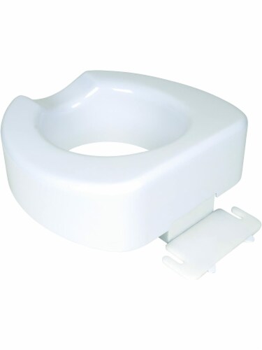Carex Quick-Lock Rasied Toilet Seat Perspective: back