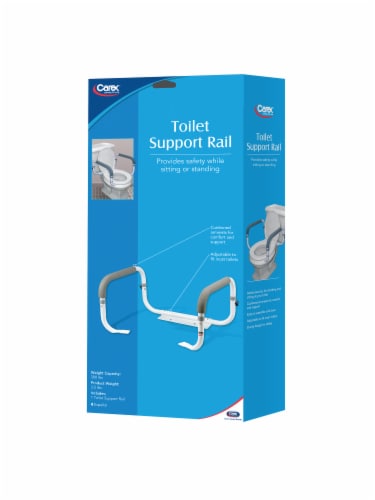 Carex® Toliet Support Rail Perspective: back