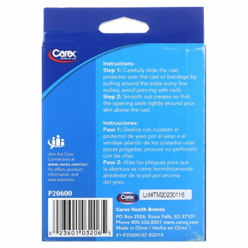 Carex® EZ Stretch Leg Cast Protector Perspective: back