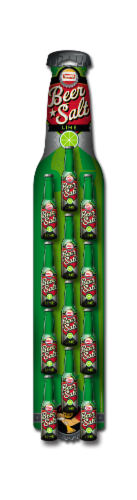 Twang® Lime Beer Salt Longneck Bottle Perspective: back