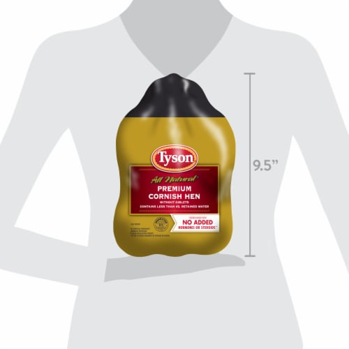 Tyson All Natural* Frozen Premium Whole Cornish Hen Perspective: back