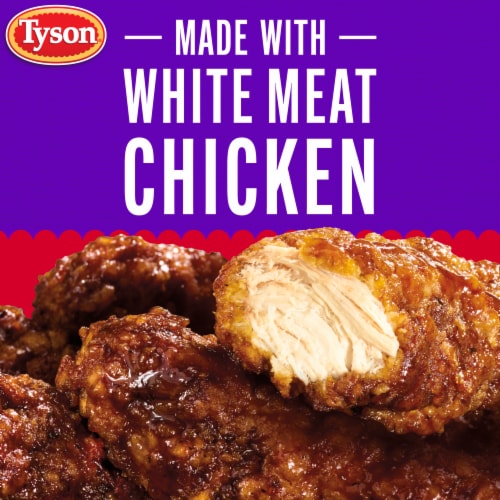 Tyson Frozen Sweet BBQ Flavored Chicken Strips Perspective: back