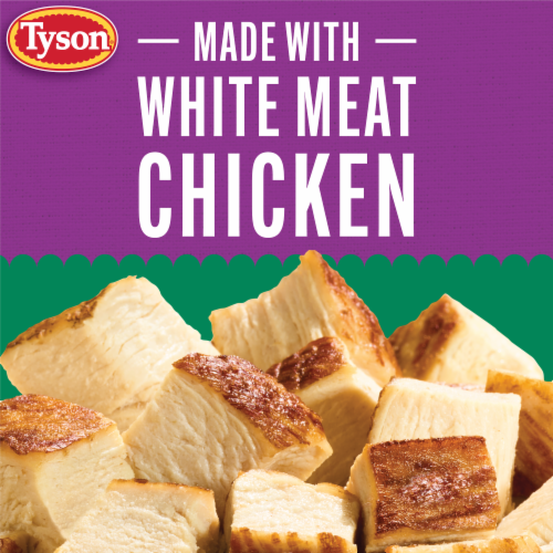 Tyson® Grilled & Ready® Fully Cooked Oven Roasted Diced Chicken Breast Perspective: back