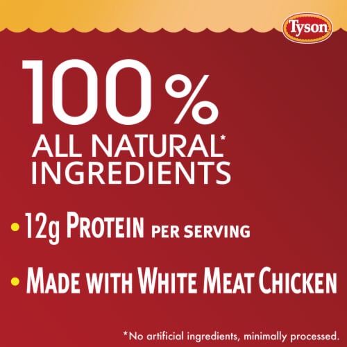 Tyson® Fully Cooked Chicken Nuggets Perspective: back