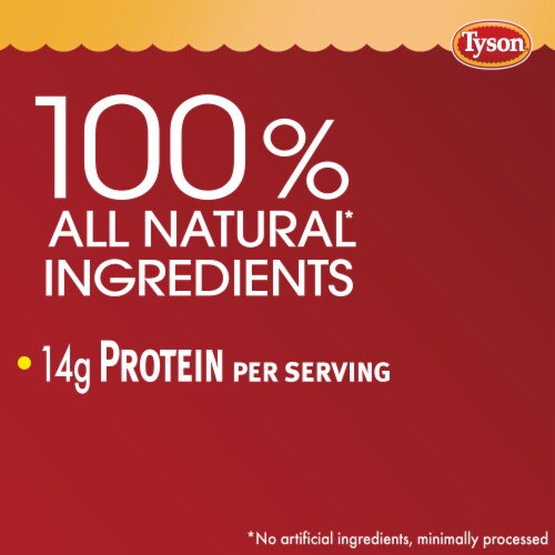 Tyson® Fully Cooked Chicken Nuggets Perspective: back