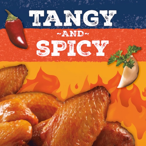 Tyson Buffalo Frozen Chicken Wings Perspective: back