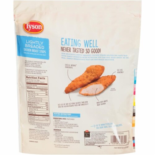 Tyson lightly breaded chicken strips