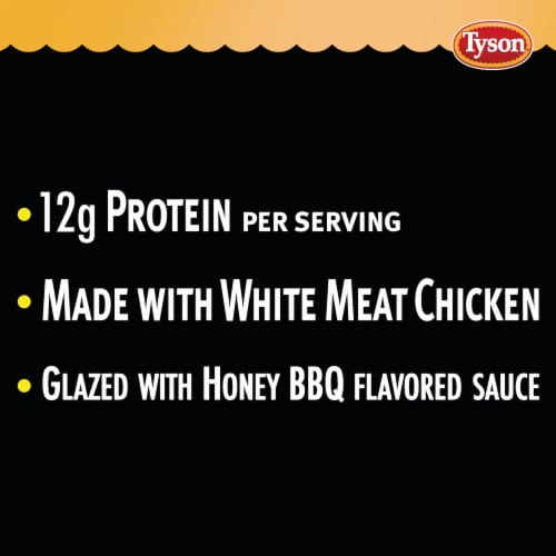 Tyson® Any'tizers® Honey BBQ Flavored Boneless Chicken Bites Family Pack Perspective: back