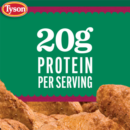 Tyson Blackened Flavored Unbreaded Chicken Strips Perspective: back