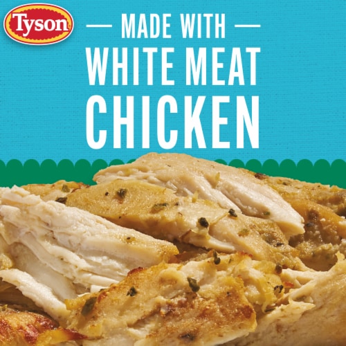 Tyson Frozen Salsa Verde Seasoned Pulled Chicken Breast Perspective: back