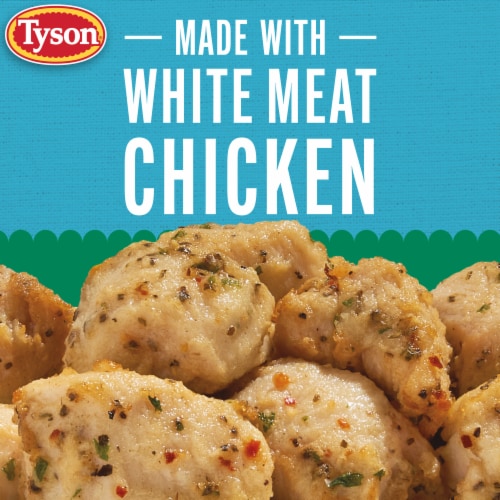 Tyson Frozen Mediterranean Style Boneless Chicken Bites Perspective: back