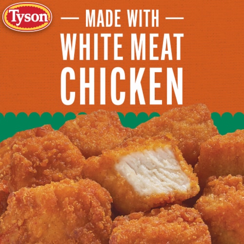 Tyson Frozen Lightly Breaded Hot Honey Boneless Chicken Bites Perspective: back