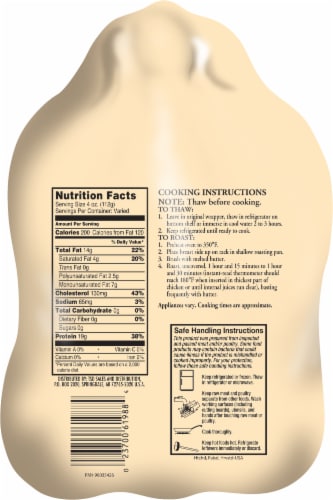 Patti Jean® All Natural Frozen Cornish Hen Perspective: back