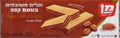 Manischewitz Coffee Flavored Wafers Perspective: back