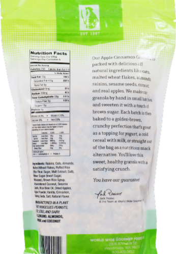 Leila Bay Trading Co.™ Apple Cinnamon Granola Perspective: back