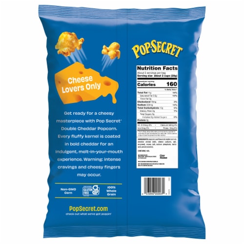 Pop Secret® Double Cheddar Perspective: back