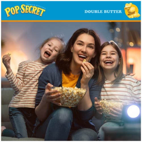 Pop Secret Double Butter Flavor Microwave Popcorn Perspective: back