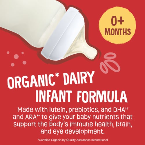 Earth's Best Organic® Infant Formula with Iron Perspective: back