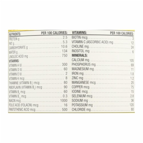 Earth's Best - Infant Formula Soy with Iron - Case of 4-21 OZ Perspective: back