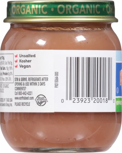 Earth's Best Organic® Apples & Blueberries Stage 2 Baby Food Perspective: back