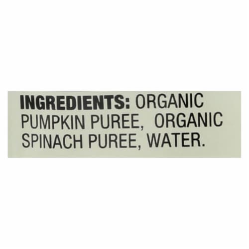 Earth's Best® Organic Pumpkin & Spinach Veggie Puree Stage 2 Baby Food Perspective: back