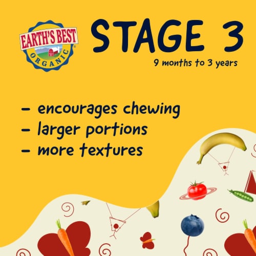 Earth's Best Organic® Chicken Casserole Stage 3 Baby Food Perspective: back