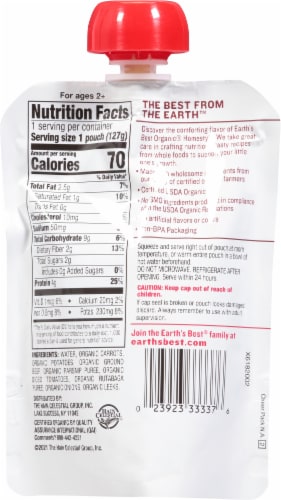 Earth's Best Organic® Homestyle Meal Beef Medley Perspective: back