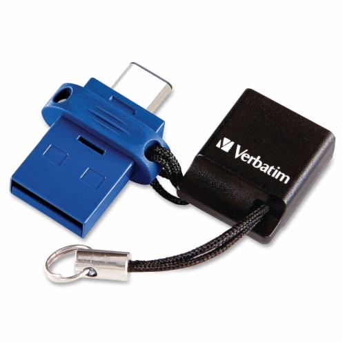 Verbatim Store 'n' Go Dual Flash Drive 99153 Perspective: back