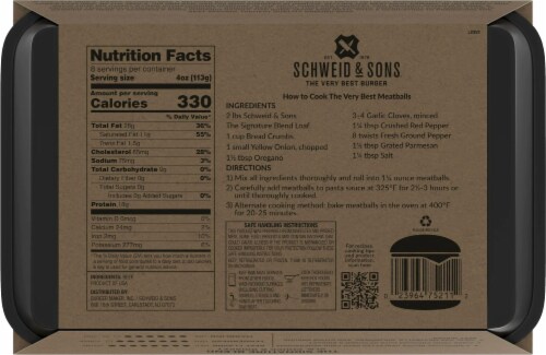 Schweid & Sons® Signature Blend Ground Beef Loaf Perspective: back