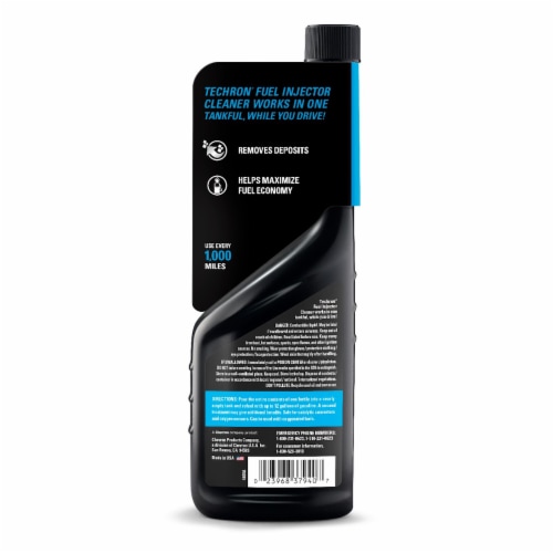 Chevron Techron® Fuel Injector Cleaner Perspective: back