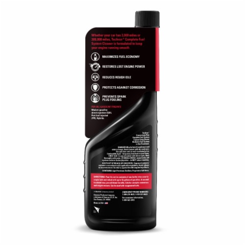 Chevron Techron Concentrate Plus Fuel System Cleaner Perspective: back
