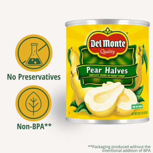 Del Monte Pear Halves Perspective: back