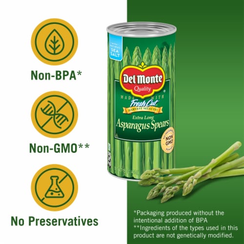 Del Monte Extra Long Asparagus Spears Perspective: back