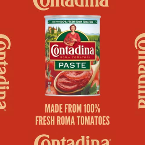 Contadina Canned Tomato Paste Perspective: back