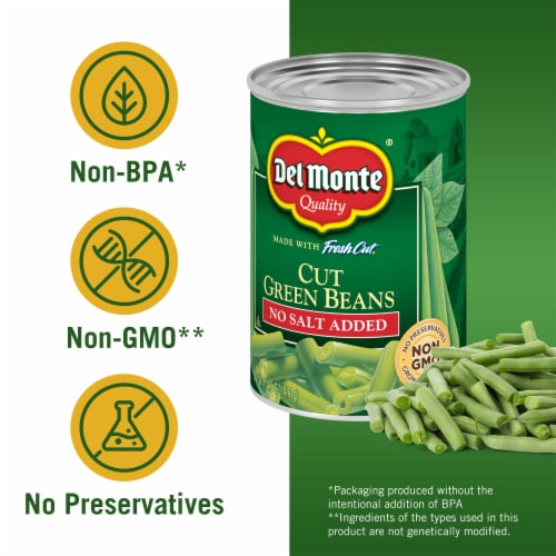 Del Monte® Fresh Cut Blue Lake Cut Green Beans Perspective: back