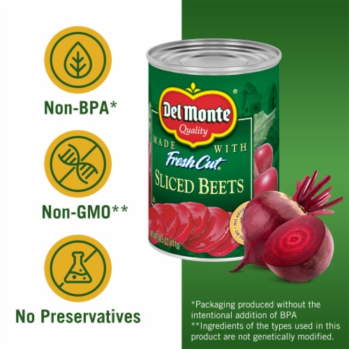 Del Monte Sliced Beets Perspective: back