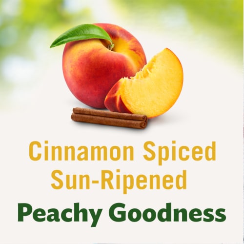 Del Monte® Fruit & Oats Peach Cinnamon Spice Fruit Cup Perspective: back