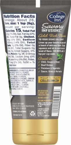 College Inn®  Savory Infusions Beef and Caramelized Onion Base Perspective: back
