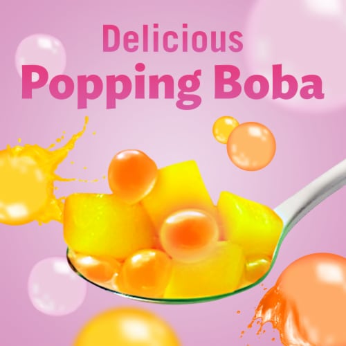 Del Monte® Bubble Fruit Tropical Mixed Fruit Cup Snacks 4 Pack Perspective: back